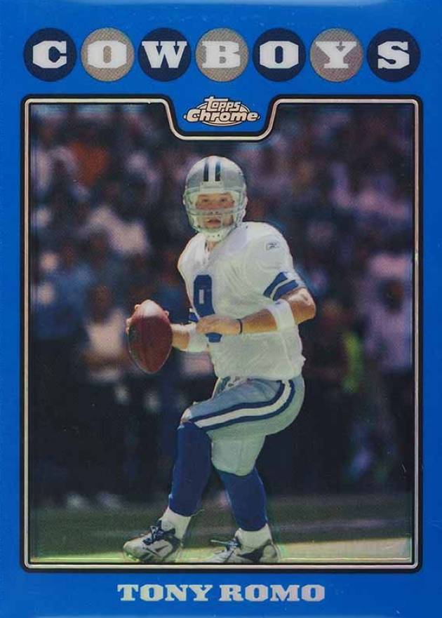 2008 Topps Chrome Tony Romo #TC14 Football Card