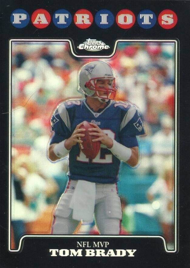 2008 Topps Chrome Tom Brady #TC163 Football Card