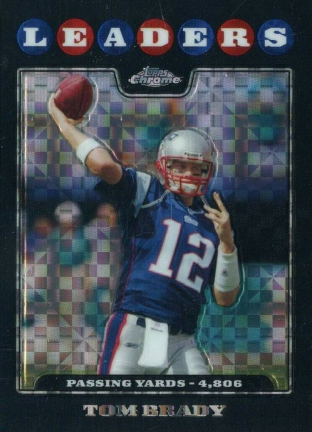 2008 Topps Chrome Tom Brady #TC121 Football Card