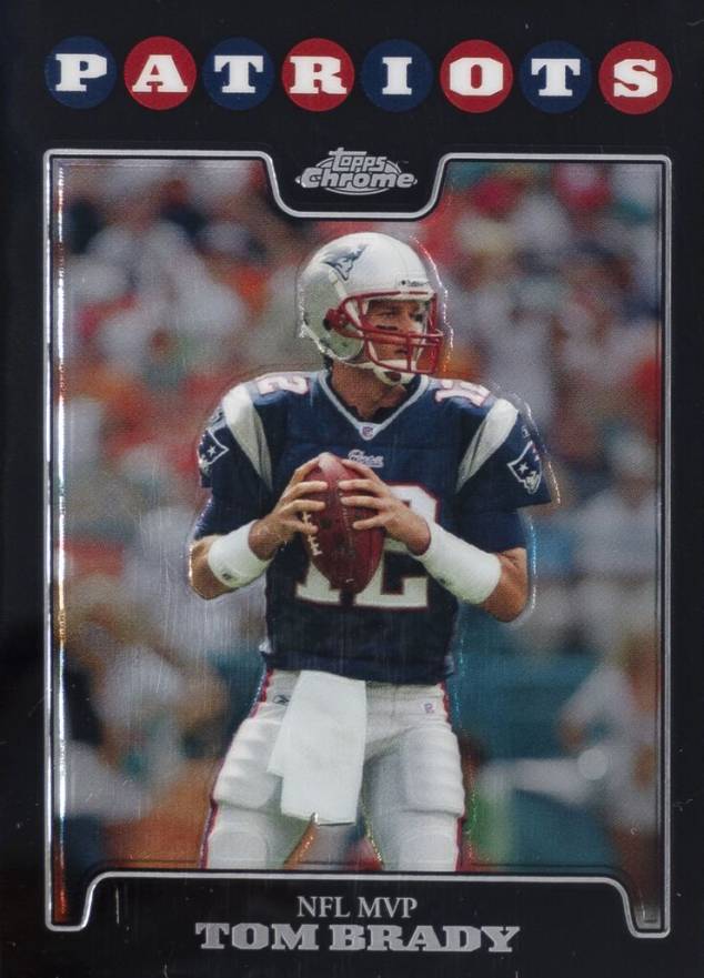 2008 Topps Chrome Tom Brady #TC163 Football Card