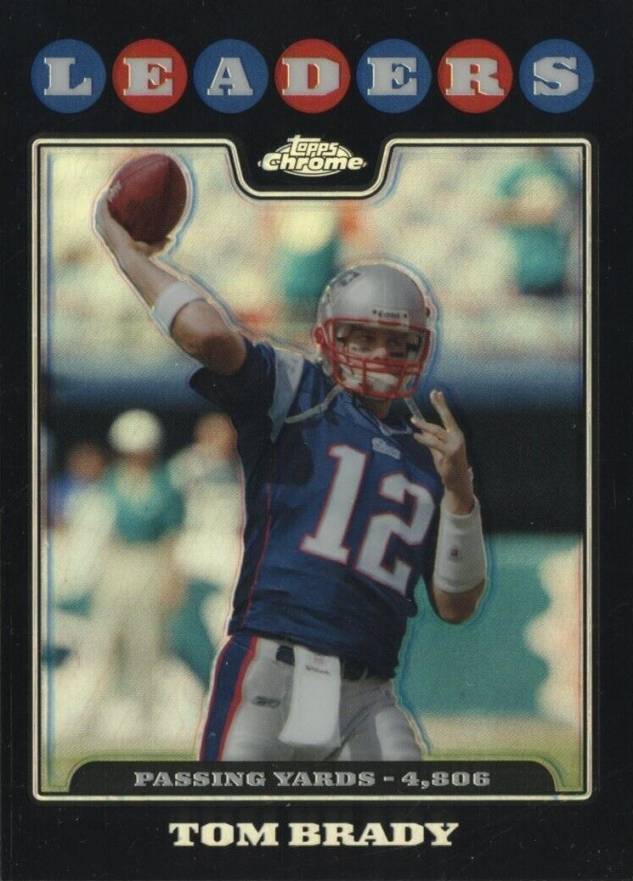 2008 Topps Chrome Tom Brady #TC121 Football Card