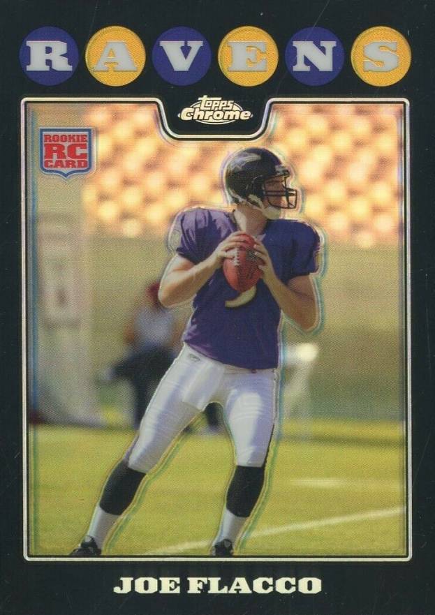 2008 Topps Chrome Joe Flacco #TC170 Football Card