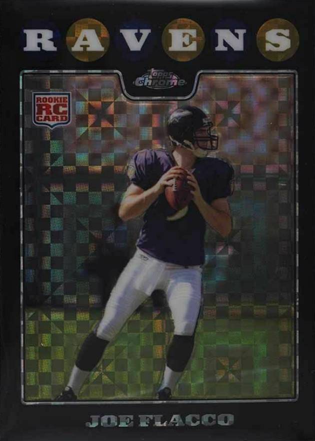 2008 Topps Chrome Joe Flacco #TC170 Football Card