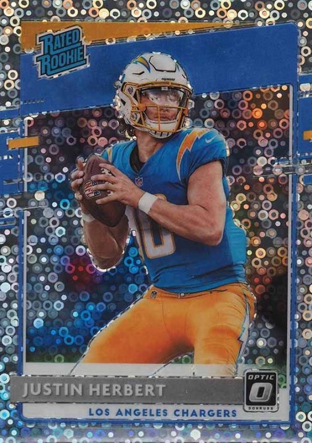 2020 Panini Donruss Optic Justin Herbert #153 Football Card