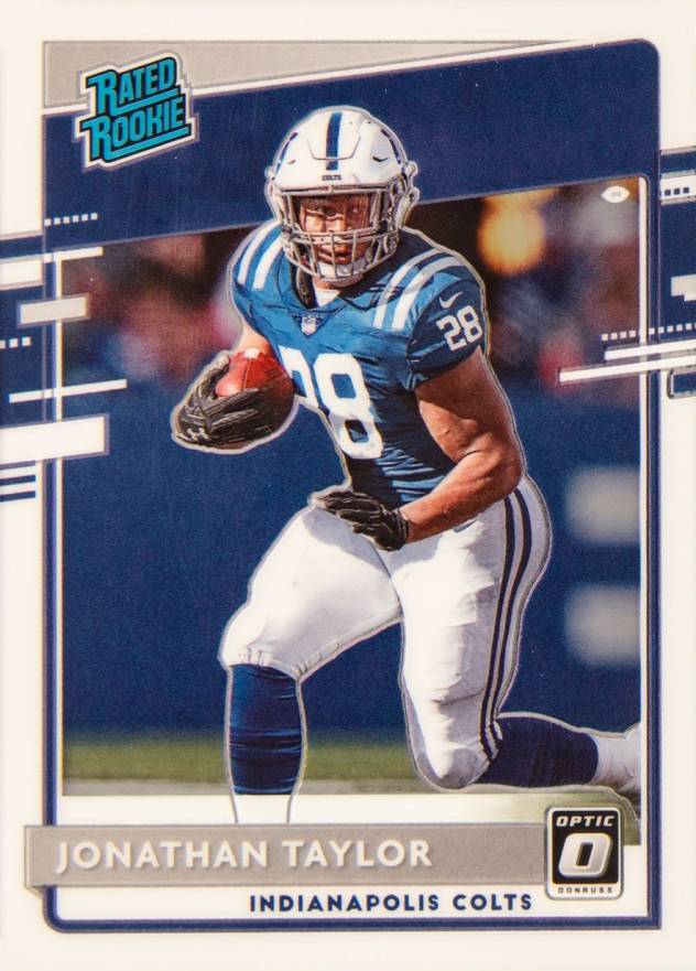 2020 Panini Donruss Optic Jonathan Taylor #167 Football Card