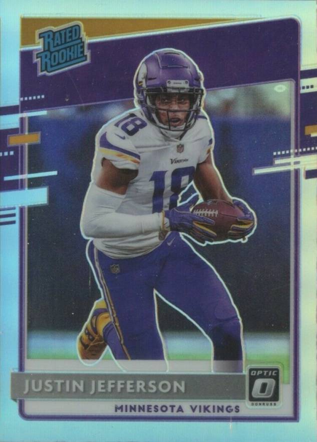 2020 Panini Donruss Optic Justin Jefferson #163 Football Card