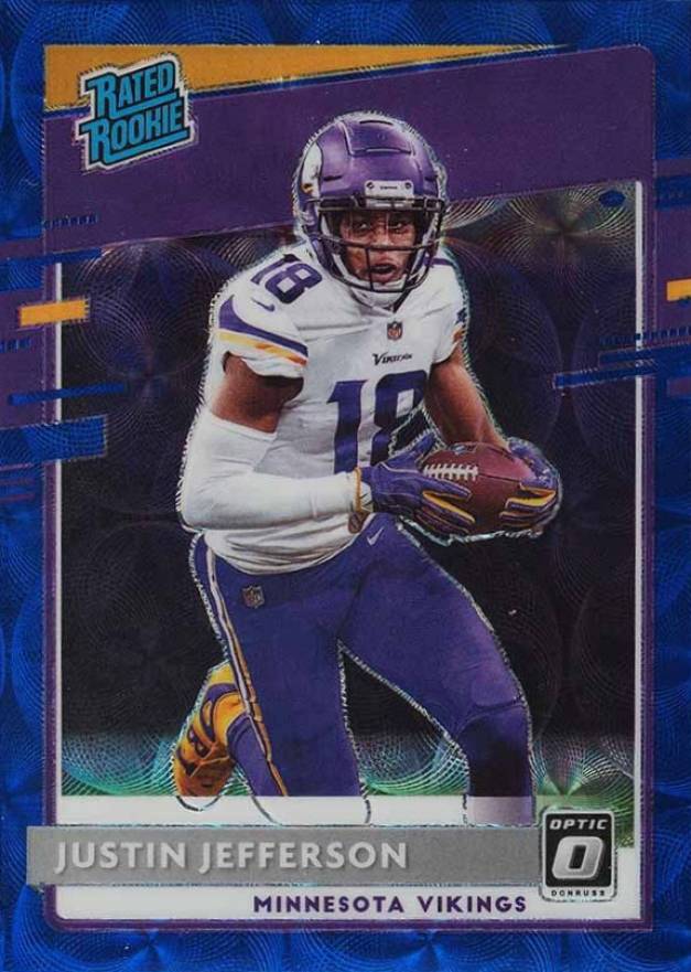 2020 Panini Donruss Optic Justin Jefferson #163 Football Card