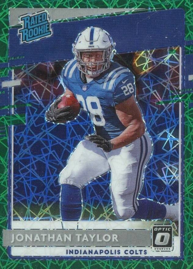 2020 Panini Donruss Optic Jonathan Taylor #167 Football Card