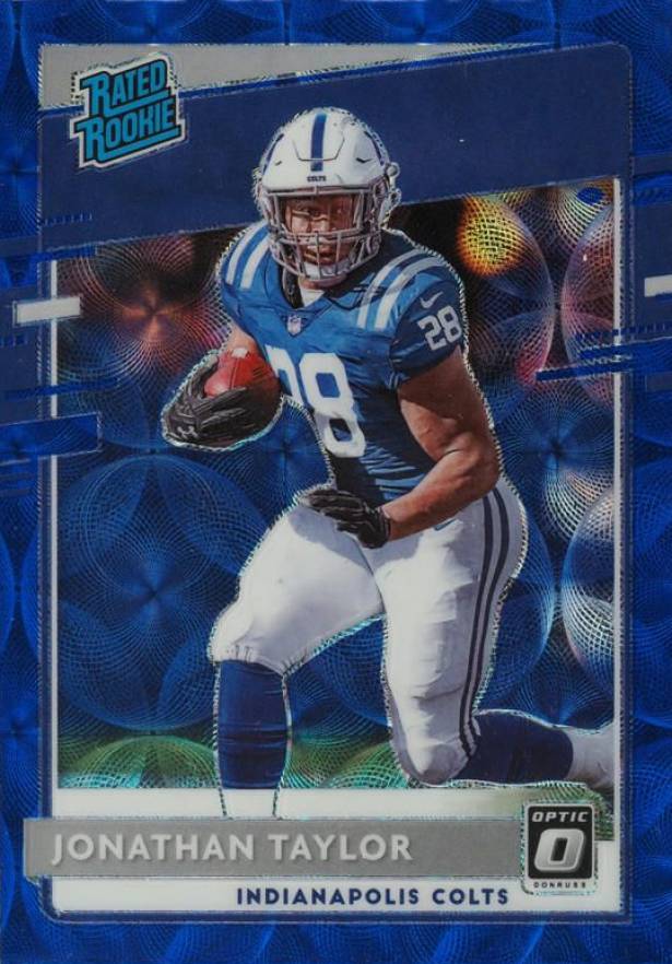 2020 Panini Donruss Optic Jonathan Taylor #167 Football Card