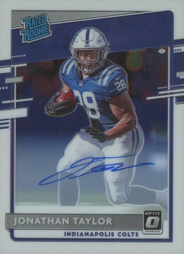 2020 Panini Donruss Optic Jonathan Taylor #167 Football Card