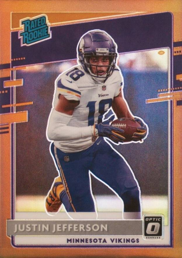 2020 Panini Donruss Optic Justin Jefferson #163 Football Card