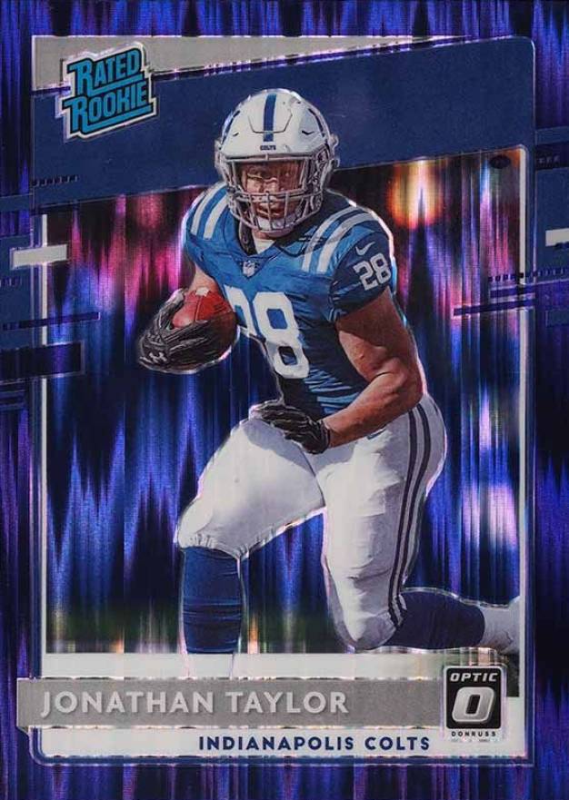 2020 Panini Donruss Optic Jonathan Taylor #167 Football Card