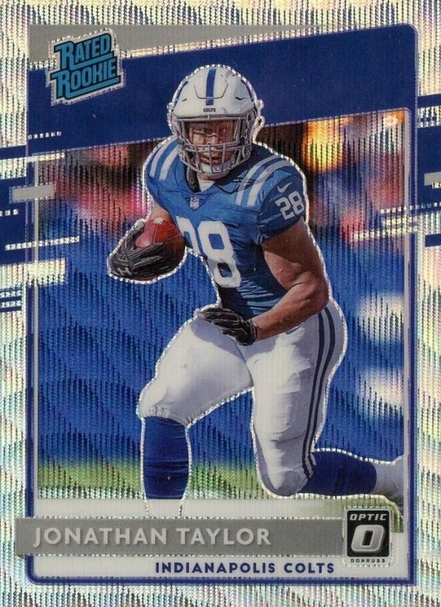 2020 Panini Donruss Optic Jonathan Taylor #167 Football Card