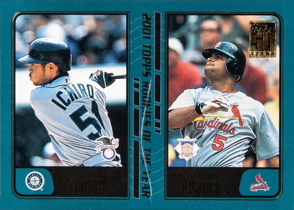 2001 Topps Traded Albert Pujols/Ichiro #T99 Baseball Card