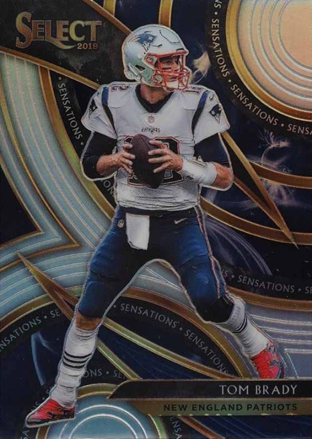 2019 Panini Select Sensations Tom Brady #16 Football Card