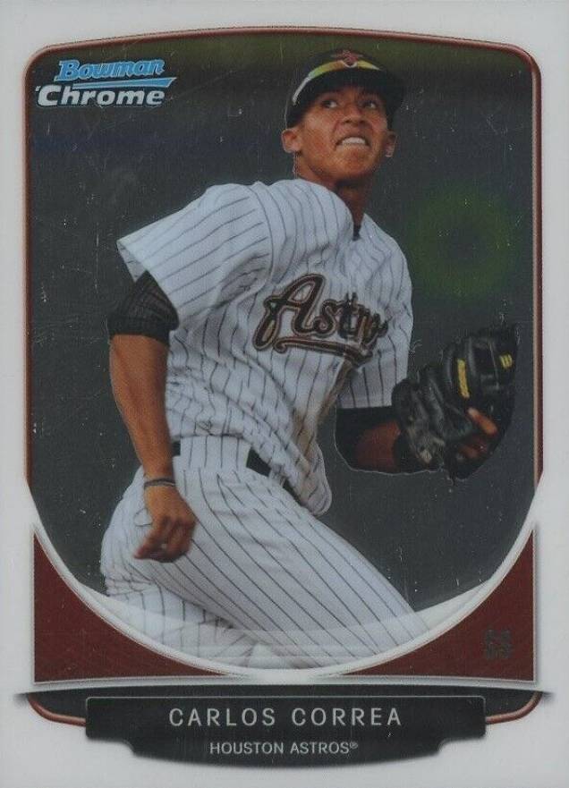 2013 Bowman Chrome Prospects Carlos Correa #BCP100 Baseball Card