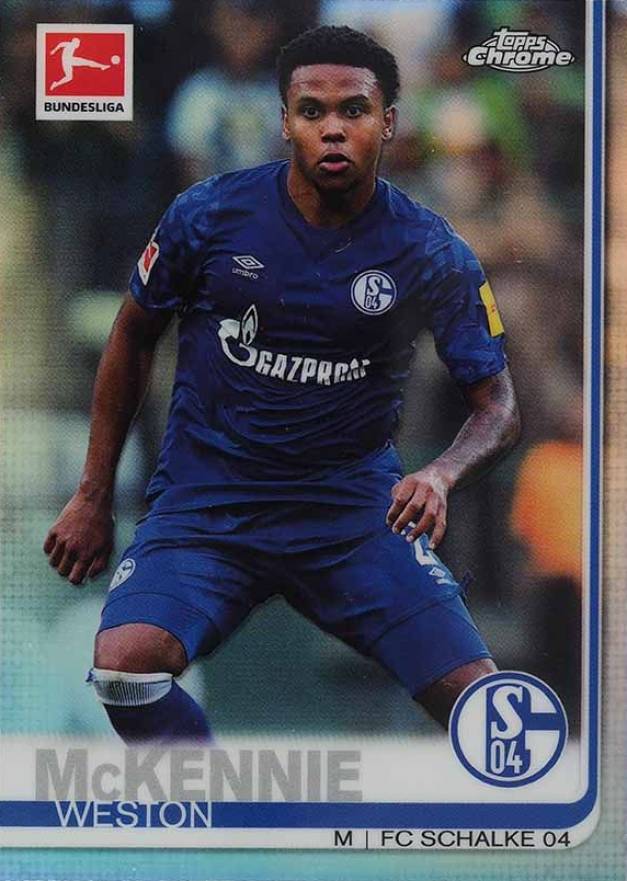 2019 Topps Chrome Bundesliga Weston Mckennie #66 Soccer Card