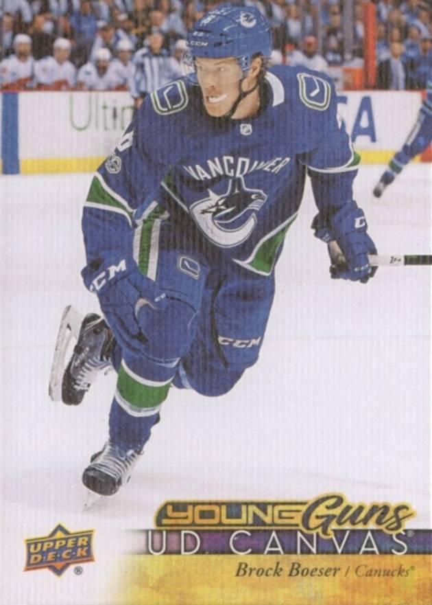 2017 Upper Deck Canvas Brock Boeser #C223 Hockey Card