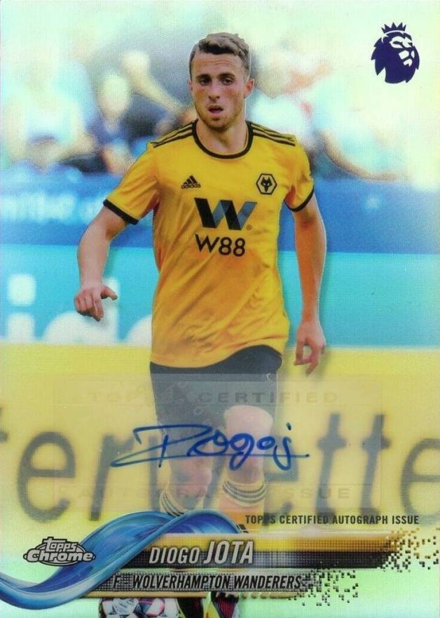 2018 Topps Chrome Premier League Diogo Jota #9 Soccer Card