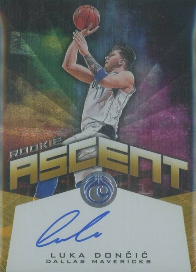 2018 Panini Chronicles Rookie Ascent Autographs Luka Doncic #LDC Basketball Card