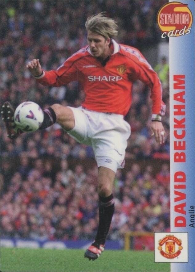 2000 Stadion World Stars David Beckham #44 Soccer Card