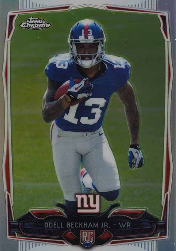 2014 Topps Chrome Odell Beckham Jr. #117 Football Card