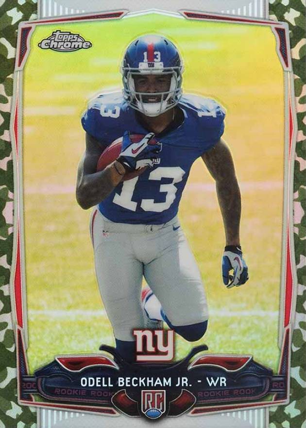 2014 Topps Chrome Odell Beckham Jr. #117 Football Card