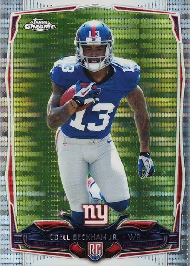 2014 Topps Chrome Odell Beckham Jr. #117 Football Card