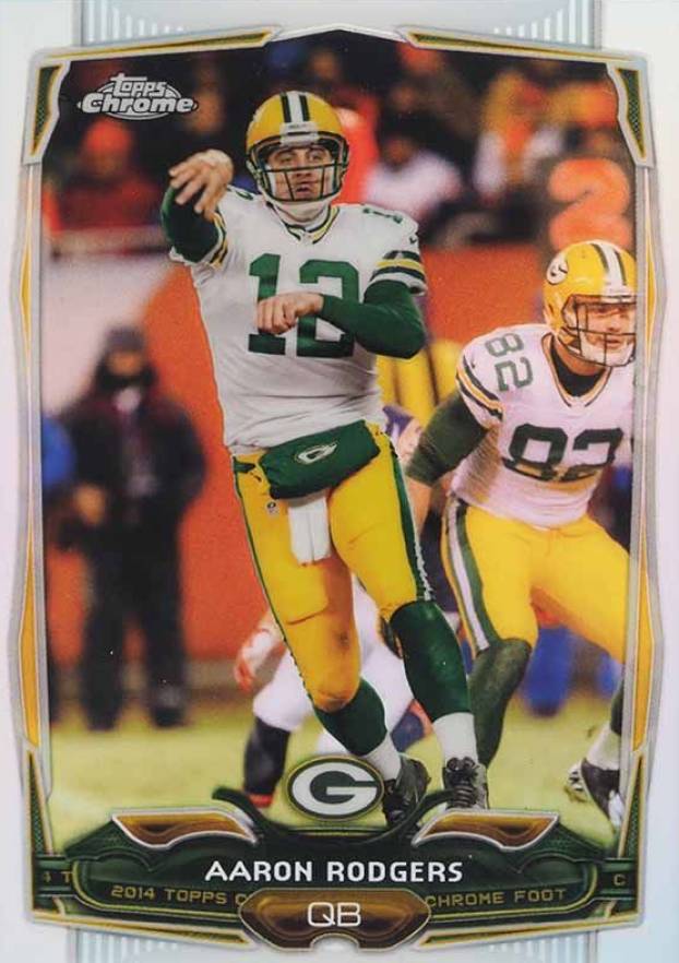 2014 Topps Chrome Aaron Rodgers #83 Football Card