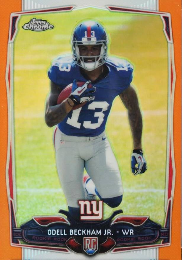 2014 Topps Chrome Odell Beckham Jr. #117 Football Card