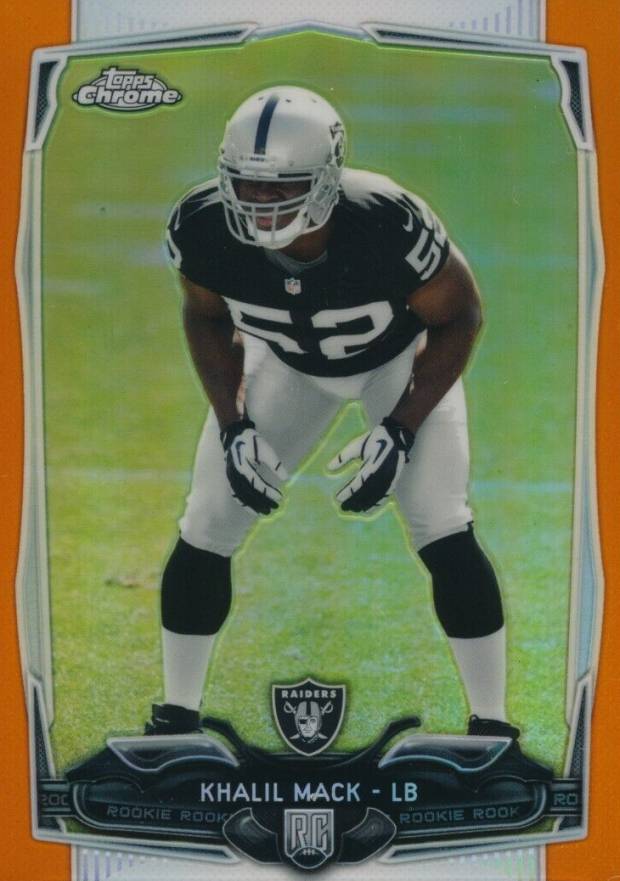 2014 Topps Chrome Khalil Mack #184 Football Card