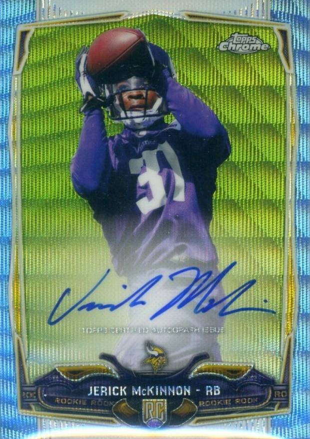 2014 Topps Chrome Jerick McKinnon #160 Football Card