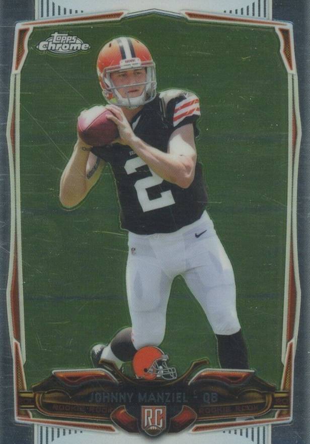 2014 Topps Chrome Johnny Manziel #169 Football Card