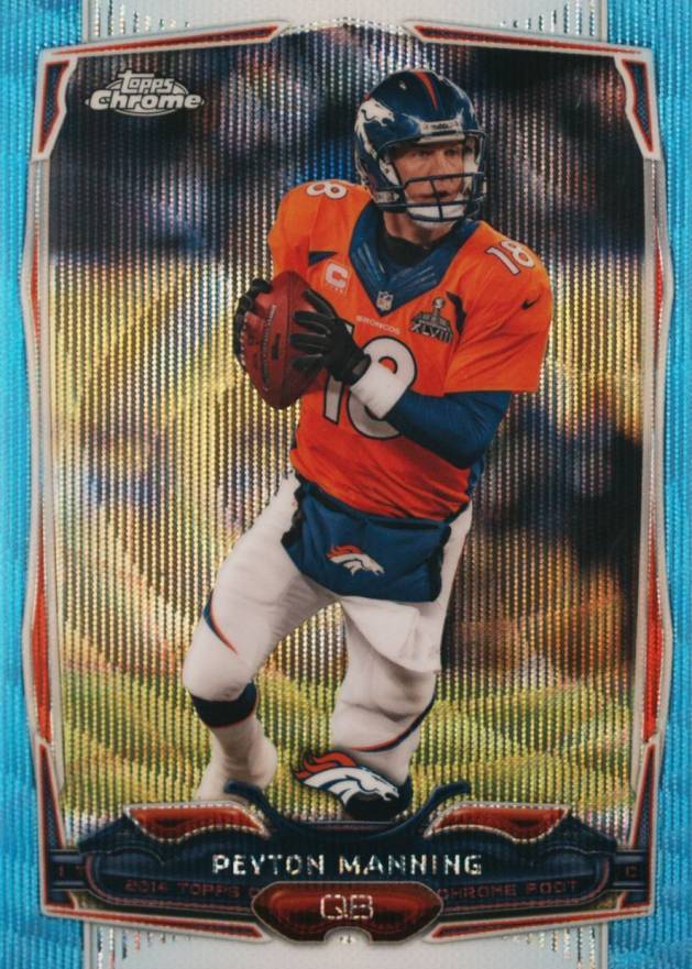 2014 Topps Chrome Peyton Manning #42 Football Card