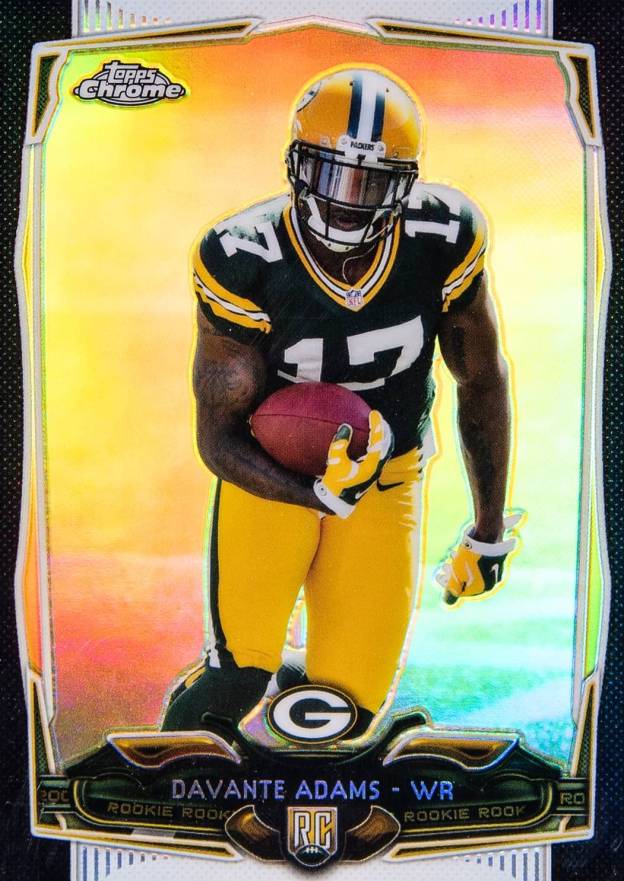 2014 Topps Chrome Davante Adams #114 Football Card