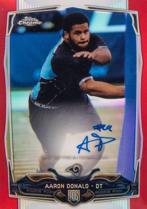 2014 Topps Chrome Aaron Donald #175 Football Card