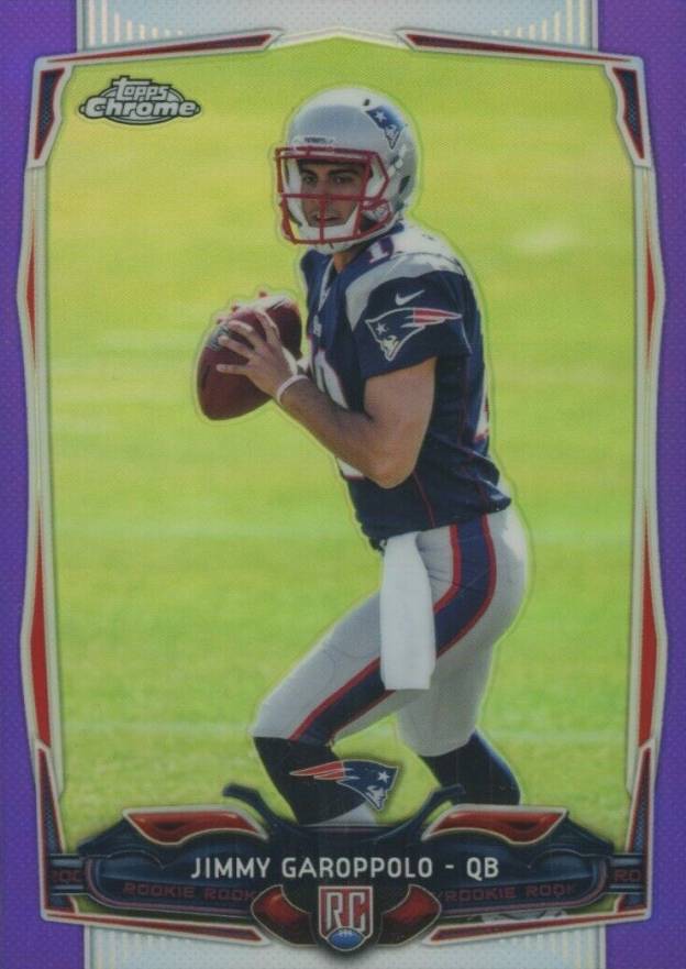 2014 Topps Chrome Jimmy Garoppolo #150 Football Card