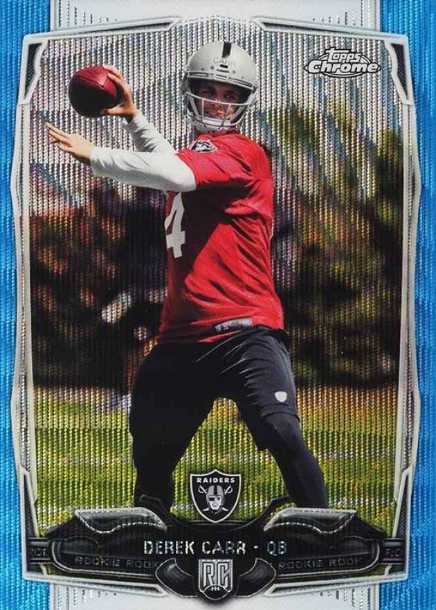 2014 Topps Chrome Derek Carr #115 Football Card