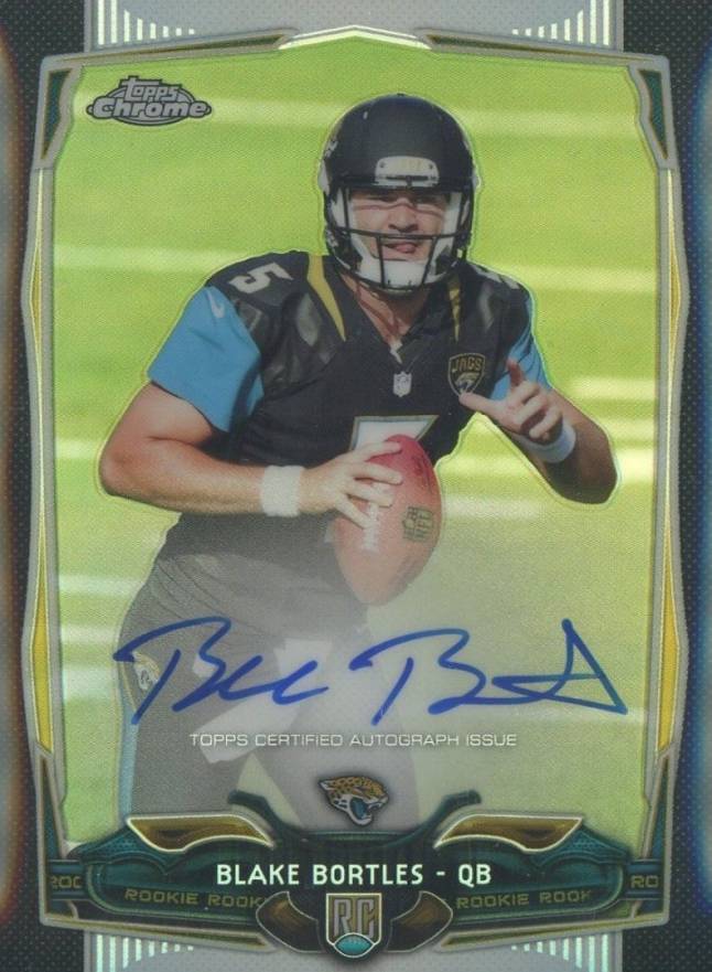 2014 Topps Chrome Blake Bortles #187 Football Card