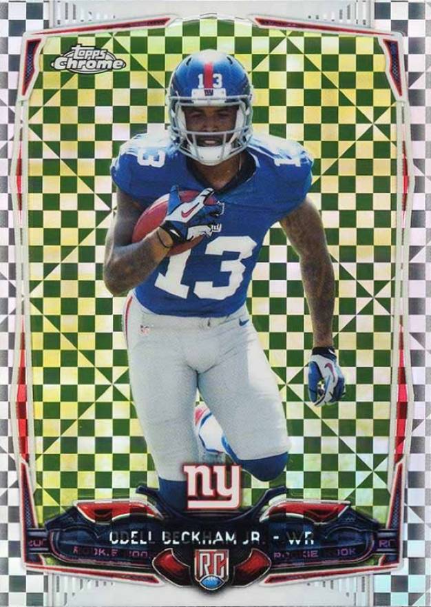 2014 Topps Chrome Odell Beckham Jr. #117 Football Card