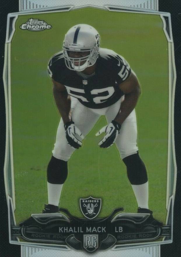 2014 Topps Chrome Khalil Mack #184 Football Card