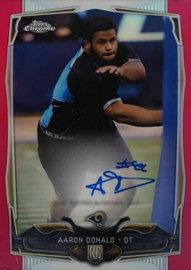 2014 Topps Chrome Aaron Donald #175 Football Card