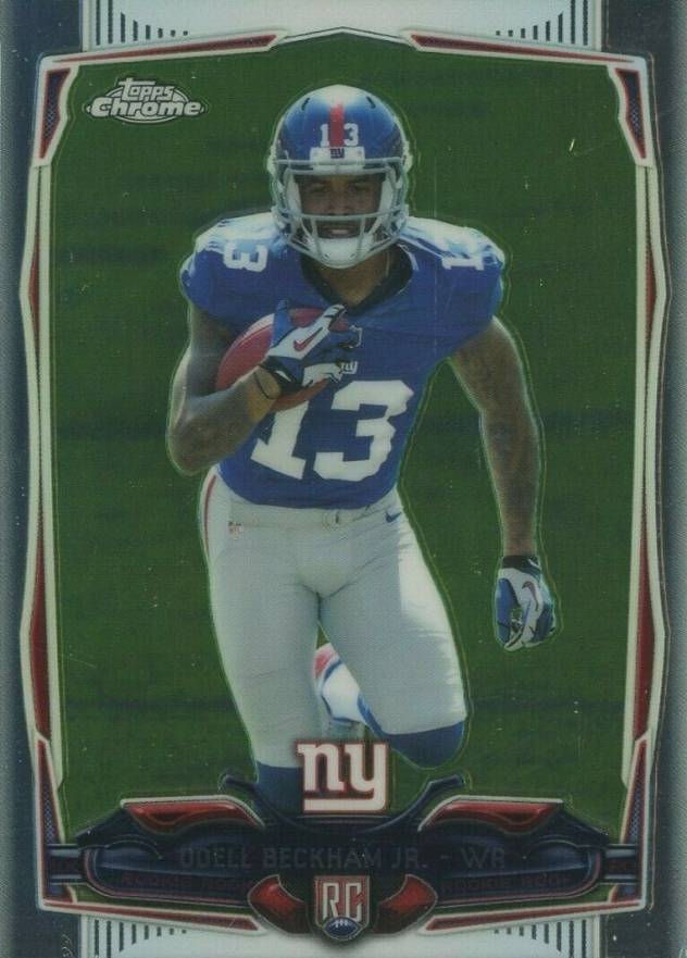 2014 Topps Chrome Odell Beckham Jr. #117 Football Card