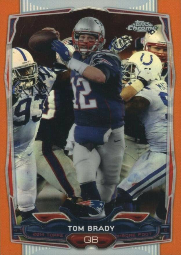 2014 Topps Chrome Tom Brady #62 Football Card