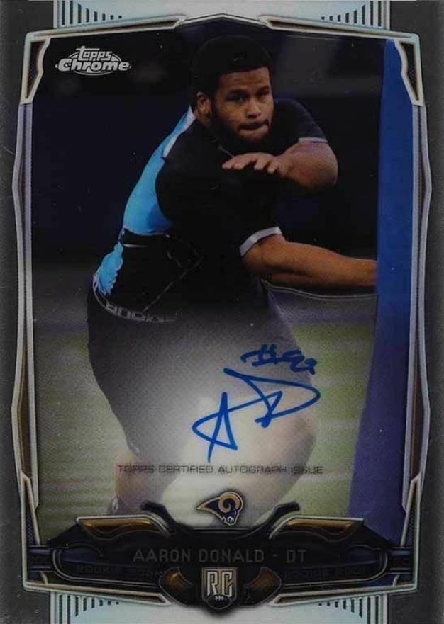 2014 Topps Chrome Aaron Donald #175 Football Card