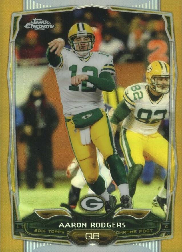 2014 Topps Chrome Aaron Rodgers #83 Football Card