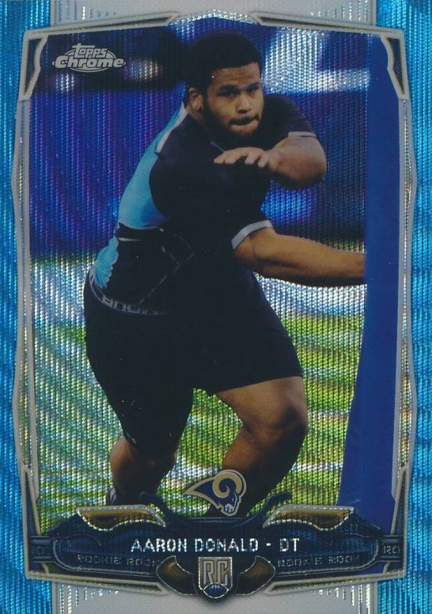 2014 Topps Chrome Aaron Donald #175 Football Card