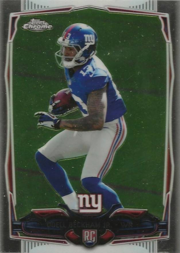 2014 Topps Chrome Odell Beckham Jr. #117 Football Card