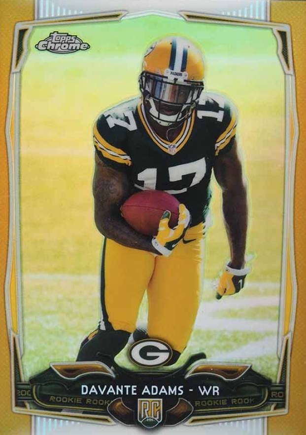 2014 Topps Chrome Davante Adams #114 Football Card