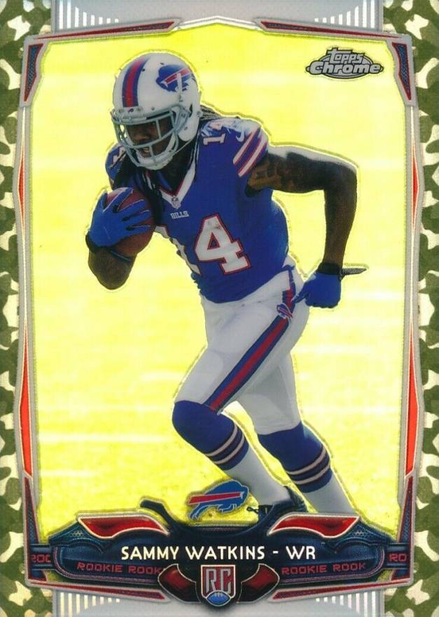 2014 Topps Chrome Sammy Watkins #138 Football Card